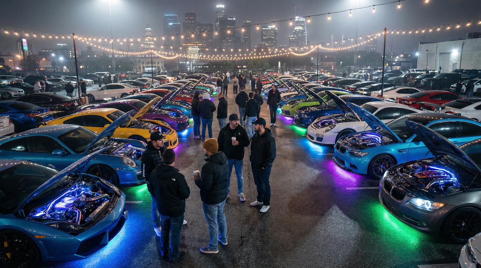 寸止挑战改装车友聚会视频